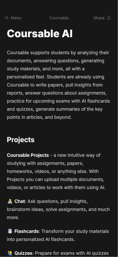 Pressdeck Mobile View