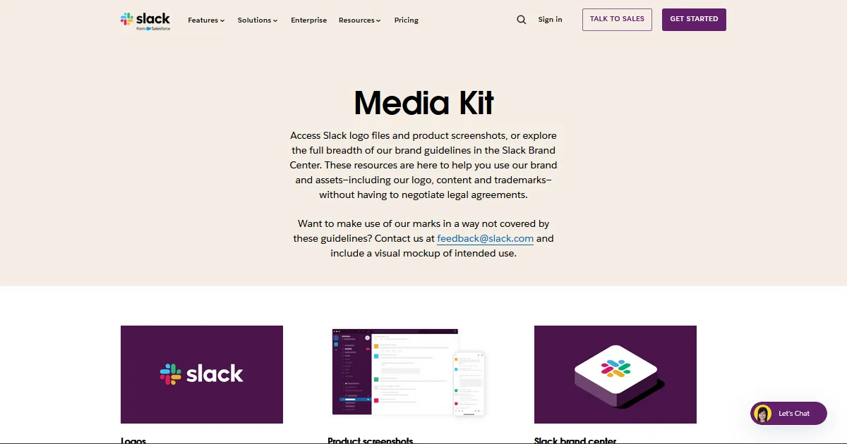 Slack media kit